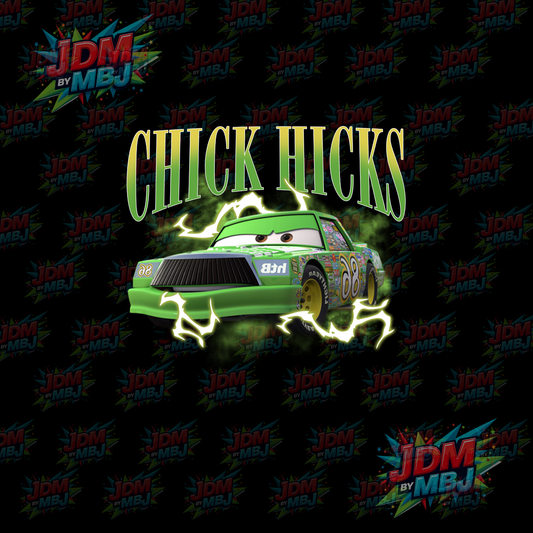 Iron On - Chick Hicks "Lighting McQueen" DTF 24cm