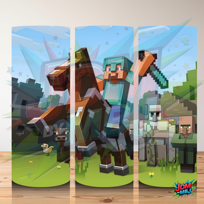 Inspirado en las impresiones de sublimación de MineCraft