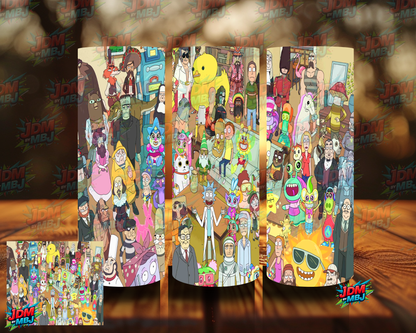 Inspired by Rick & Morty Sublimation Prints
