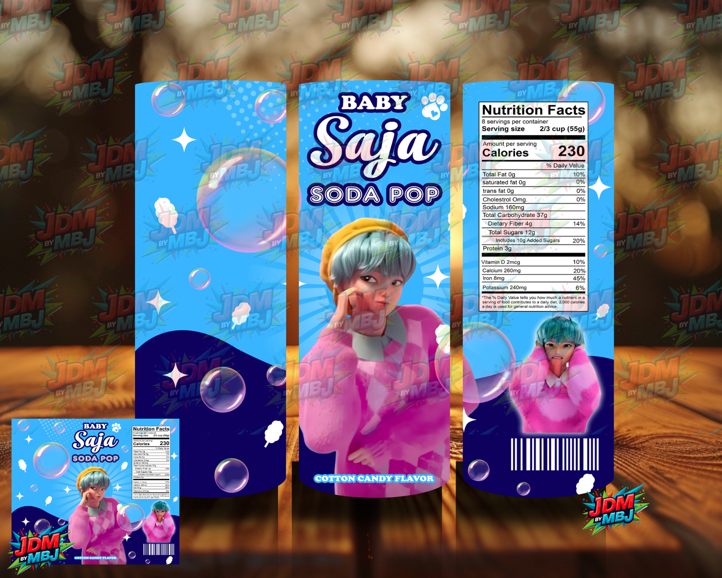 Inspired by Soda Pop (K-Pop Demon Hunter) Sublimation Prints