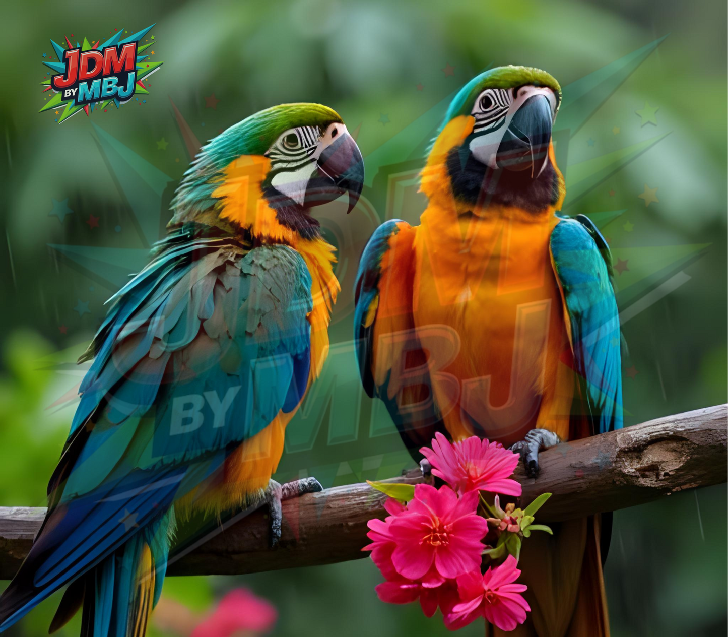Inspirado en las impresiones de sublimación de Bird