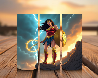 Inspirado en las impresiones de sublimación de la Mujer Maravilla