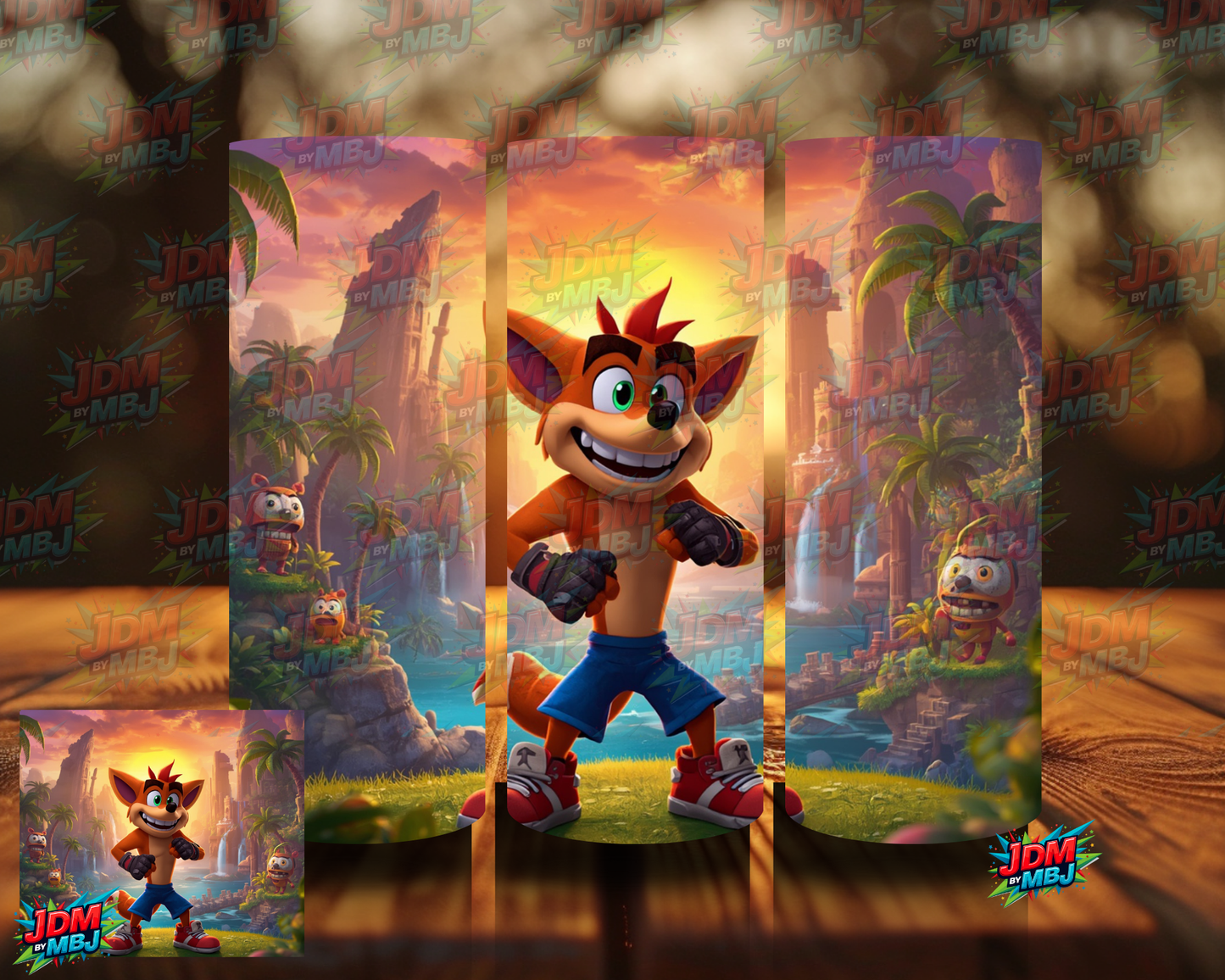 Inspired by Crash Bandicoot Sublimation Prints