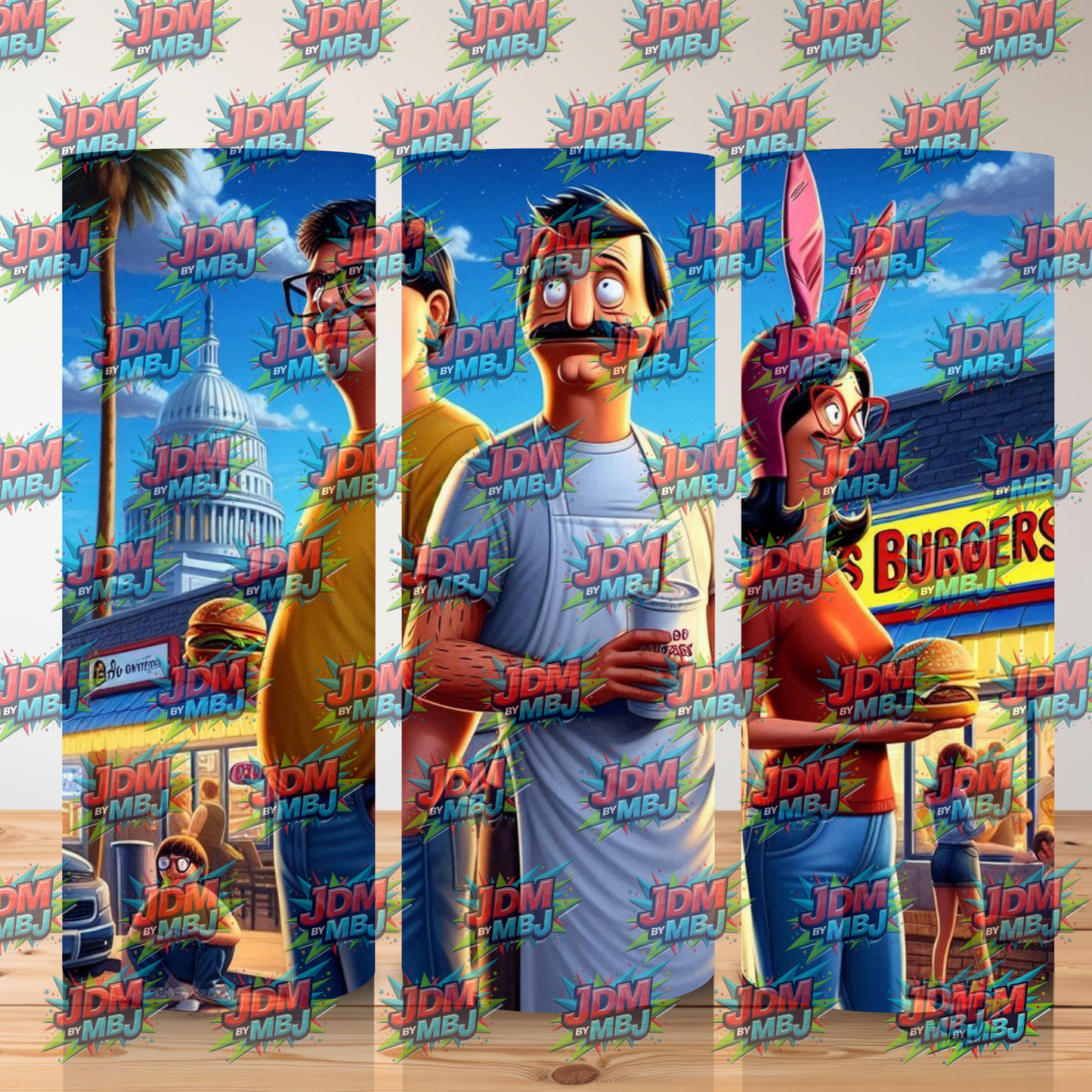 Inspired by Bob's Burgers Sublimation Prints