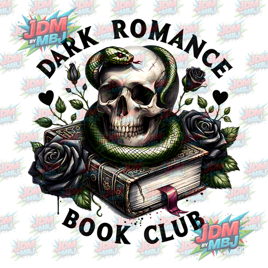 Iron On - Dark Romance Book Club DTF 20cm