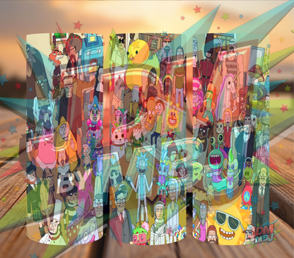 Inspirado en las impresiones de sublimación de Rick y Morty