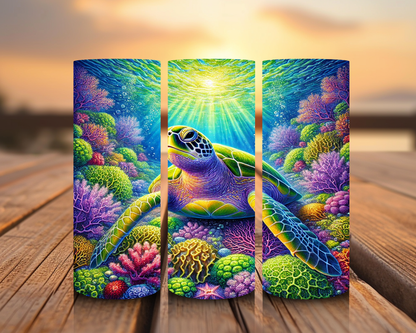 Inspirado en las impresiones de sublimación de tortugas