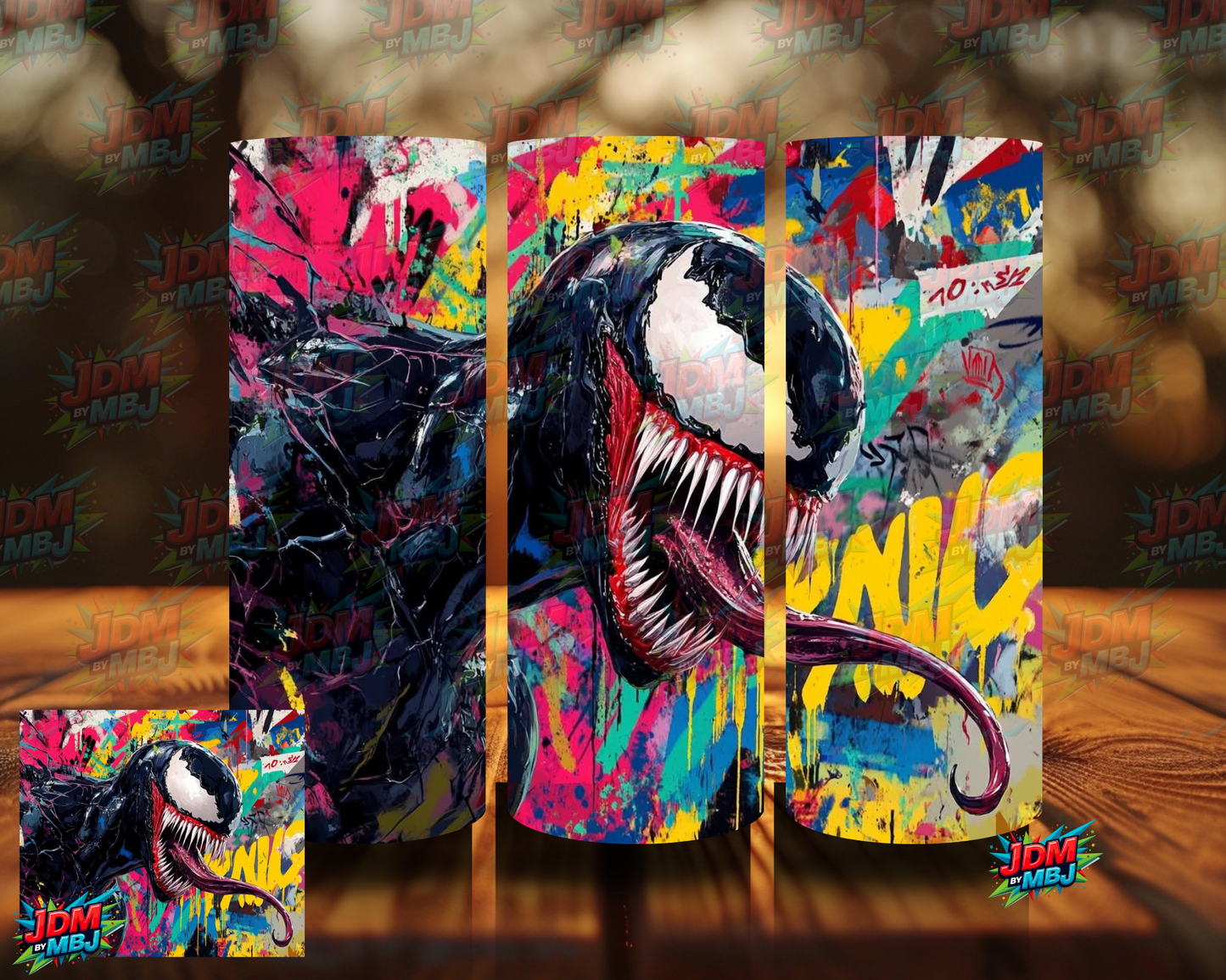 Inspirado en las impresiones de sublimación de Venom