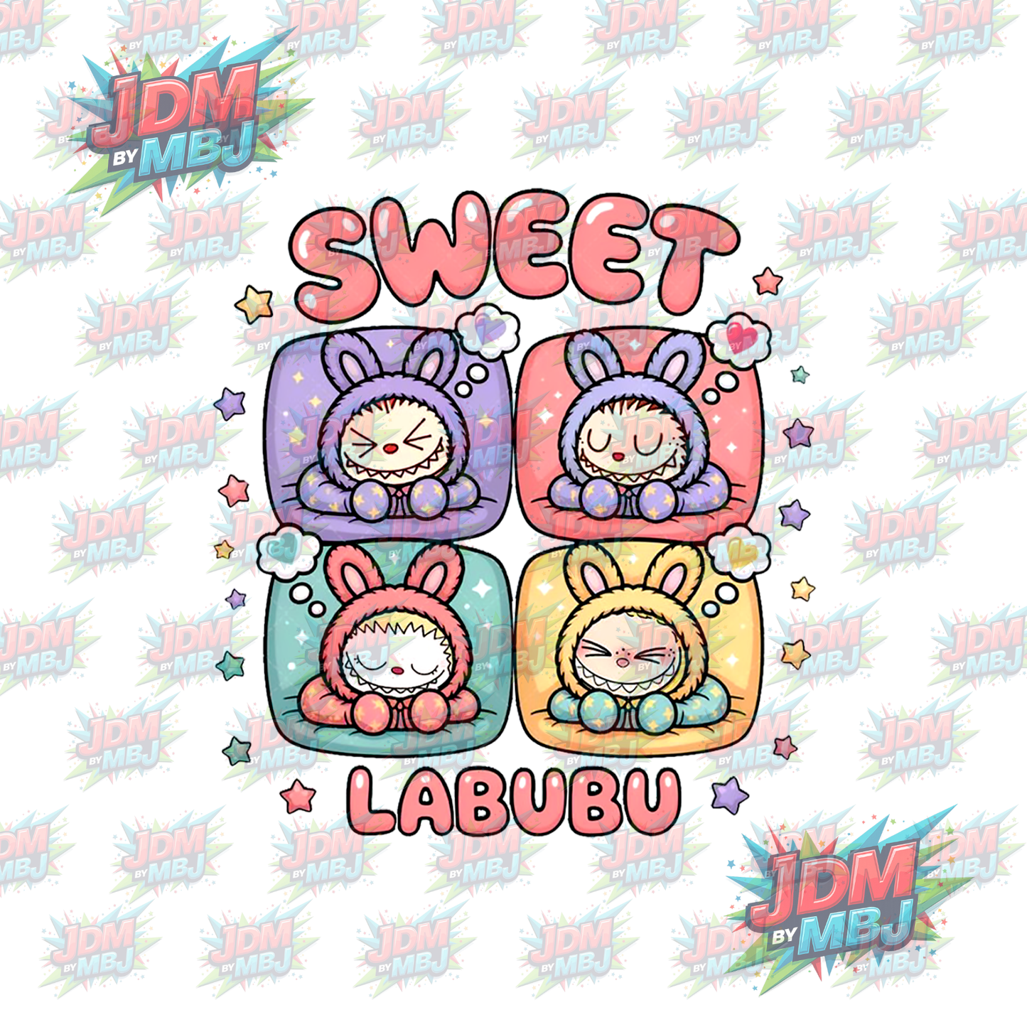 Iron On - Labubu DTF 20cm