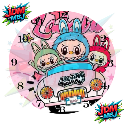 Impresiones de sublimación de relojes de 8 pulgadas (20 cm x 20 cm) - Inspirados en dibujos animados