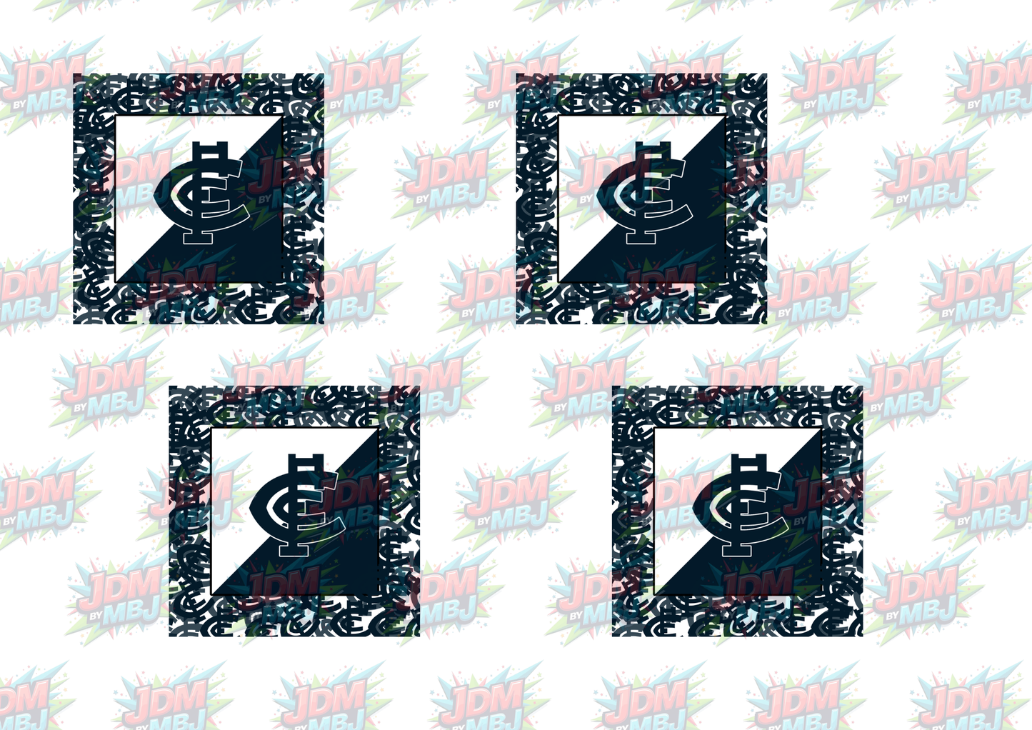 Inspired by AFL Digital Alarm Clock Sublimation Prints