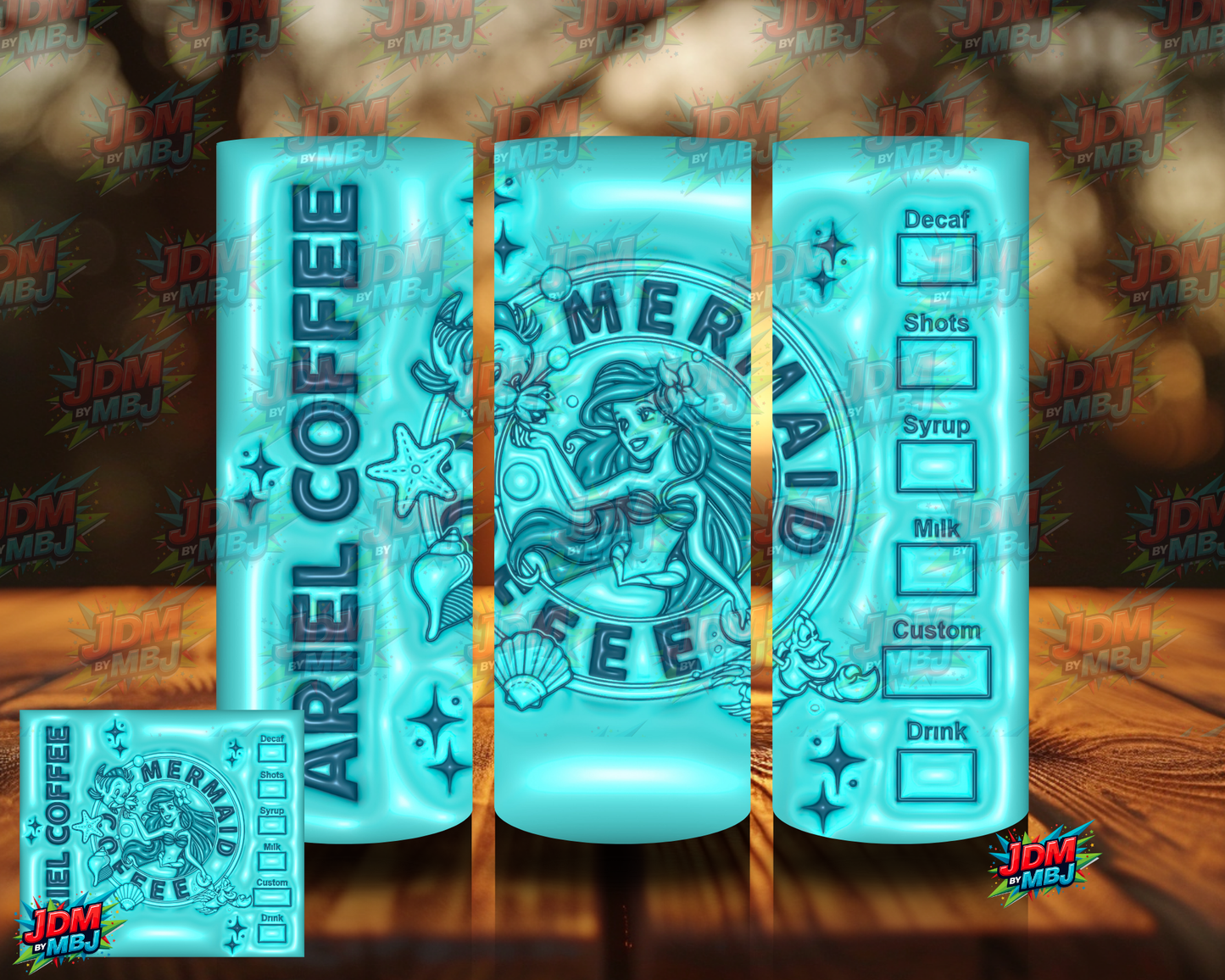 Bubble Style "Coffee" Sublimation Prints