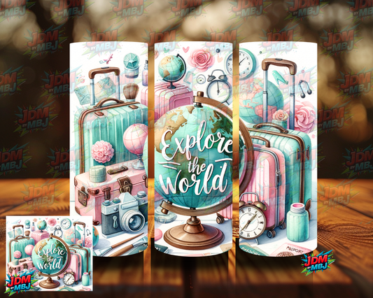 Explore The World Sublimation Prints