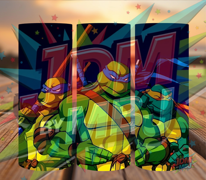 Inspirado en las impresiones de sublimación de las Tortugas Ninja Adolescentes