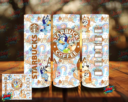 Inspired by Bluey Sublimation Prints