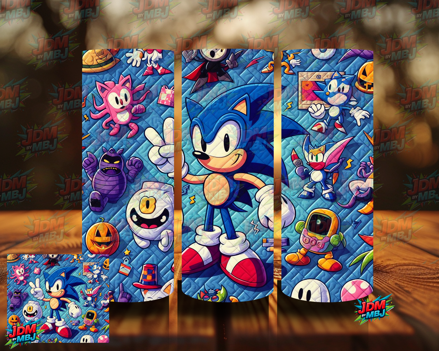 Inspired by Sonic The Hedgehog Sublimation Prints