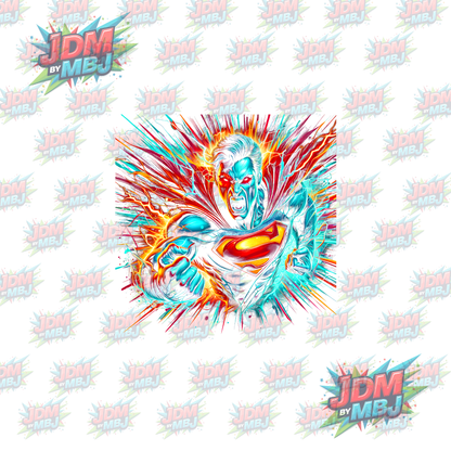 Iron On - Superhero Halftone DTF