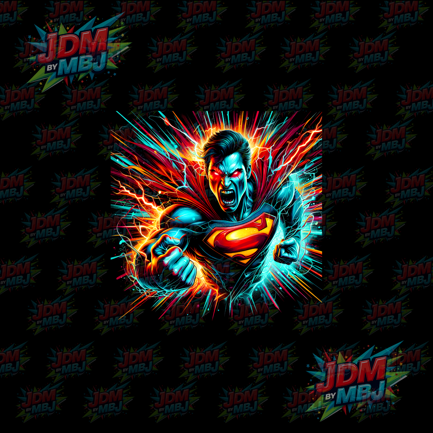 Iron On - Superhero Halftone DTF