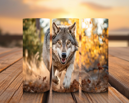 Inspirado en impresiones de sublimación de lobos