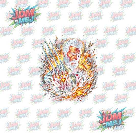 Iron On - Superhero Halftone DTF