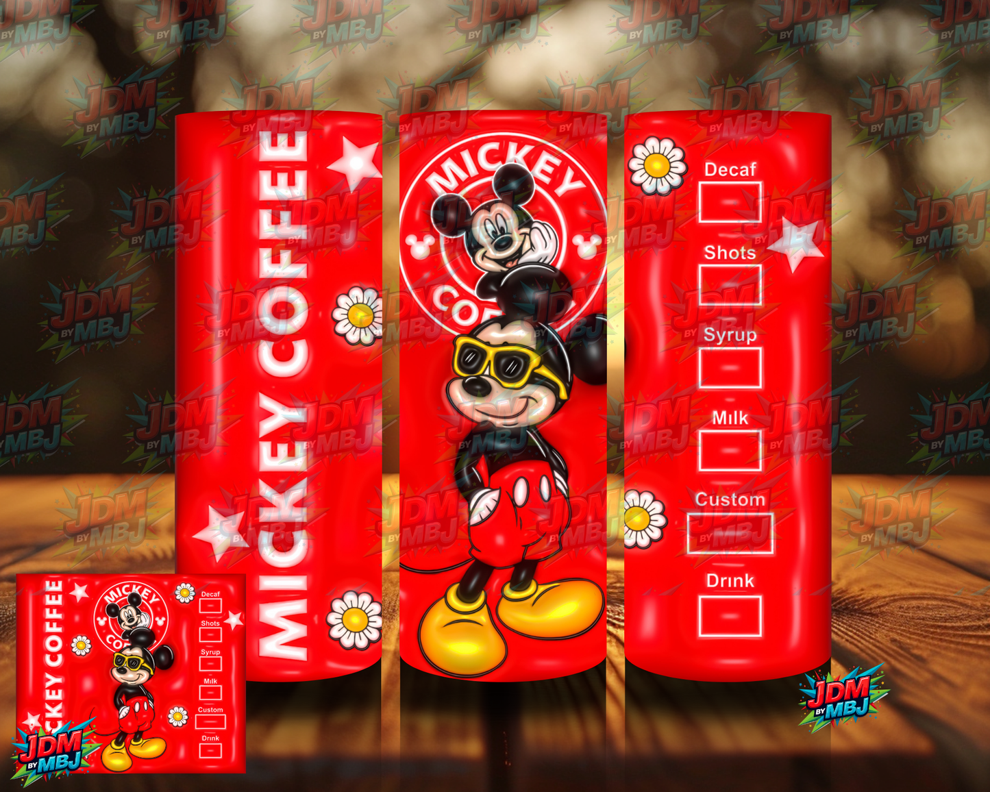 Bubble Style "Coffee" Sublimation Prints