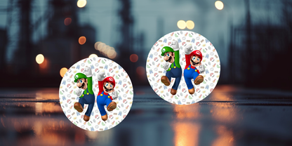 Impresiones de sublimación de posavasos de Super Mario (8 por página)