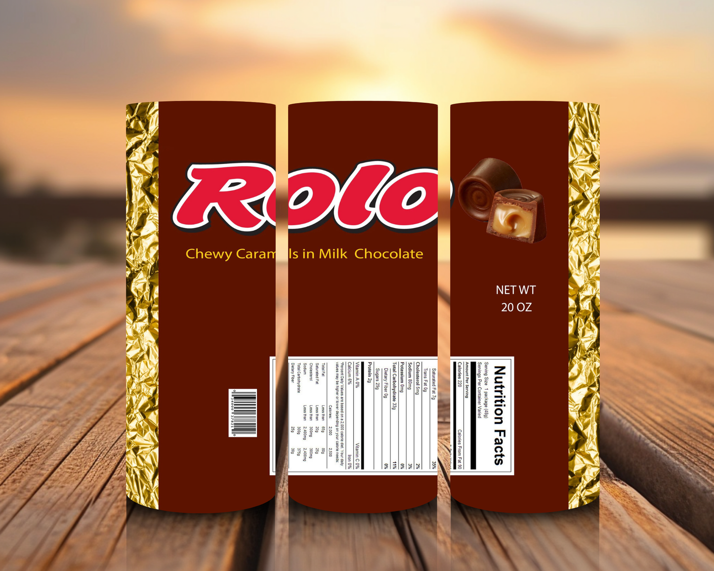 Inspirado en impresiones de sublimación de snacks