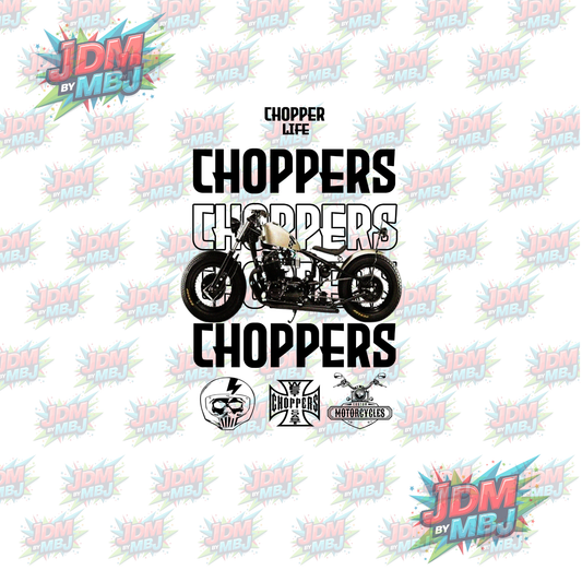 Iron On - Motorcycle  DTF