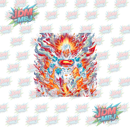 Iron On - Superhero Halftone DTF