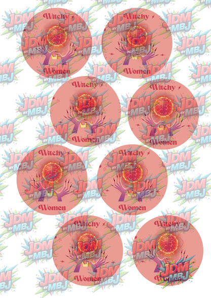 Impresiones de sublimación de posavasos para coche (8 por página)