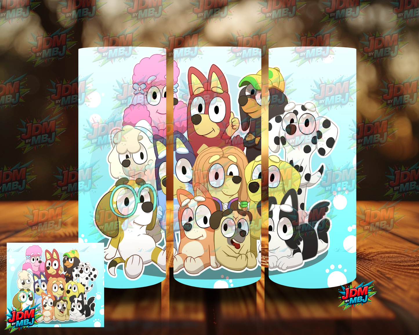 Inspired by Bluey Sublimation Prints