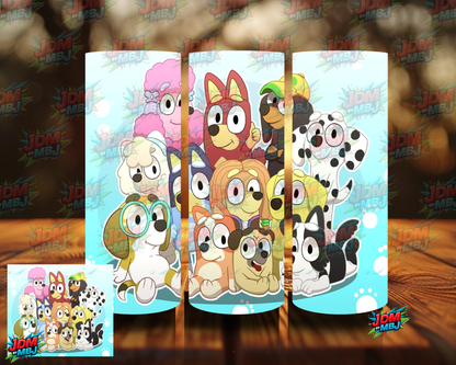 Inspired by Bluey Sublimation Prints