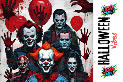 Inspirado en las impresiones de sublimación de Halloween