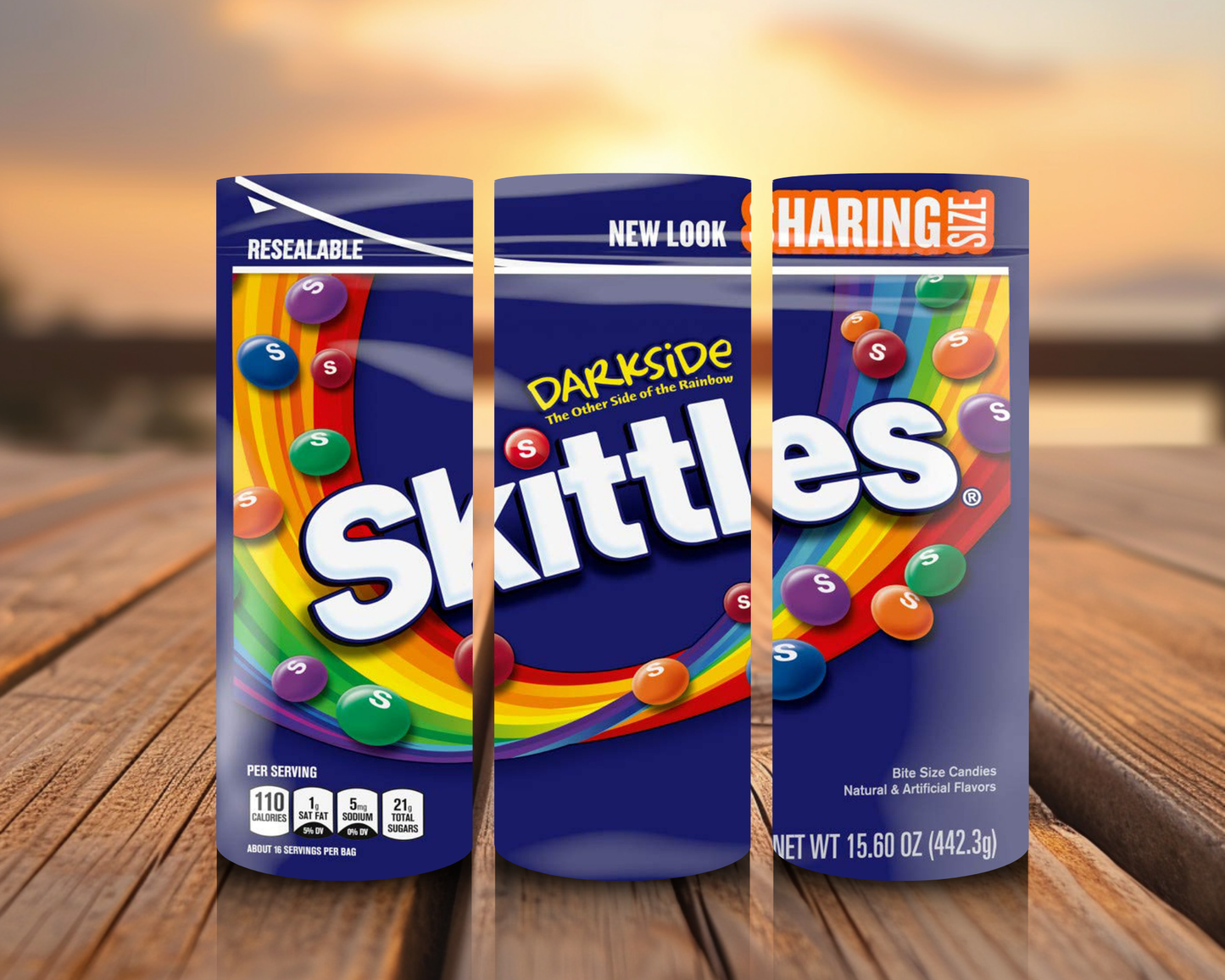 Inspirado en impresiones de sublimación de snacks