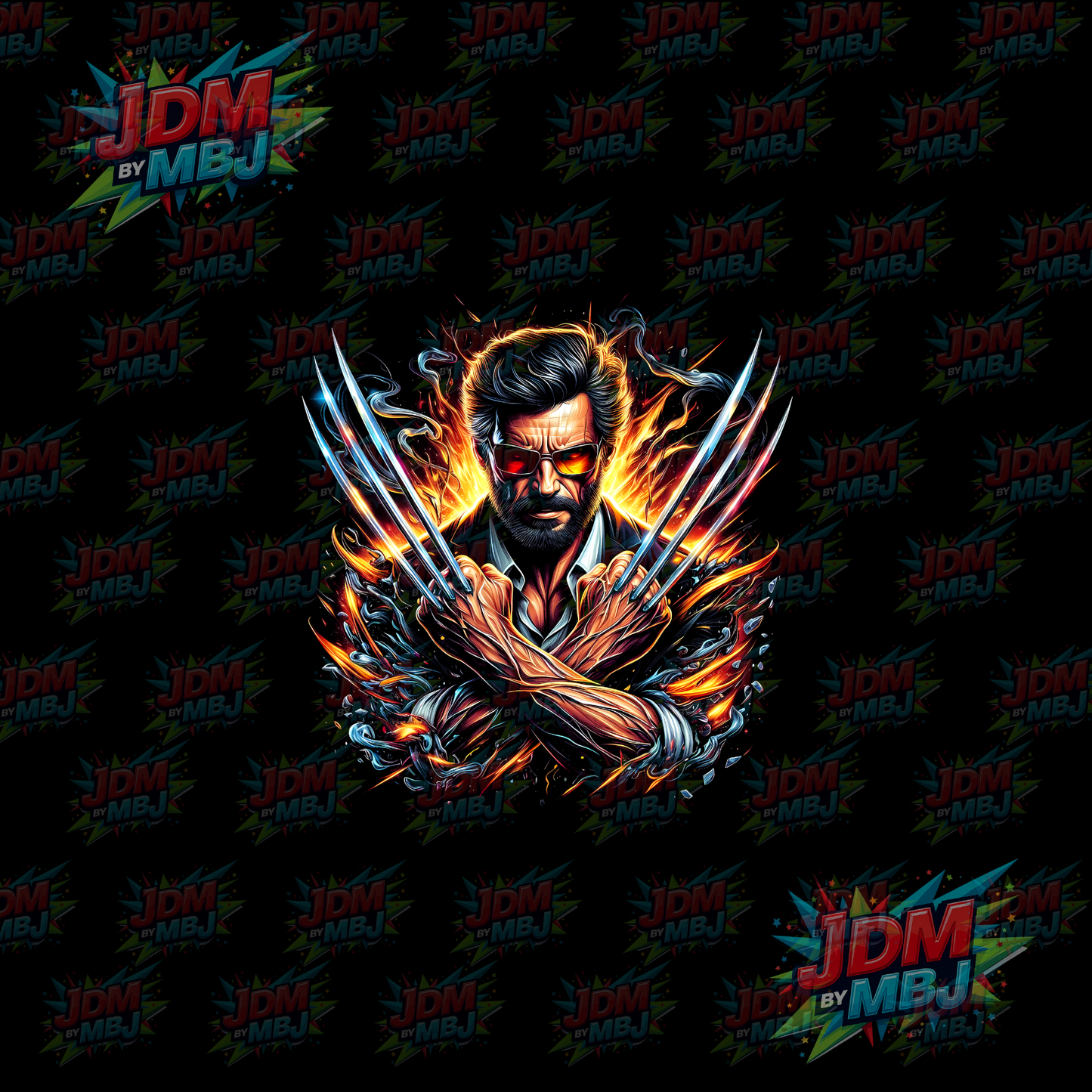 Iron On - Superhero Halftone DTF