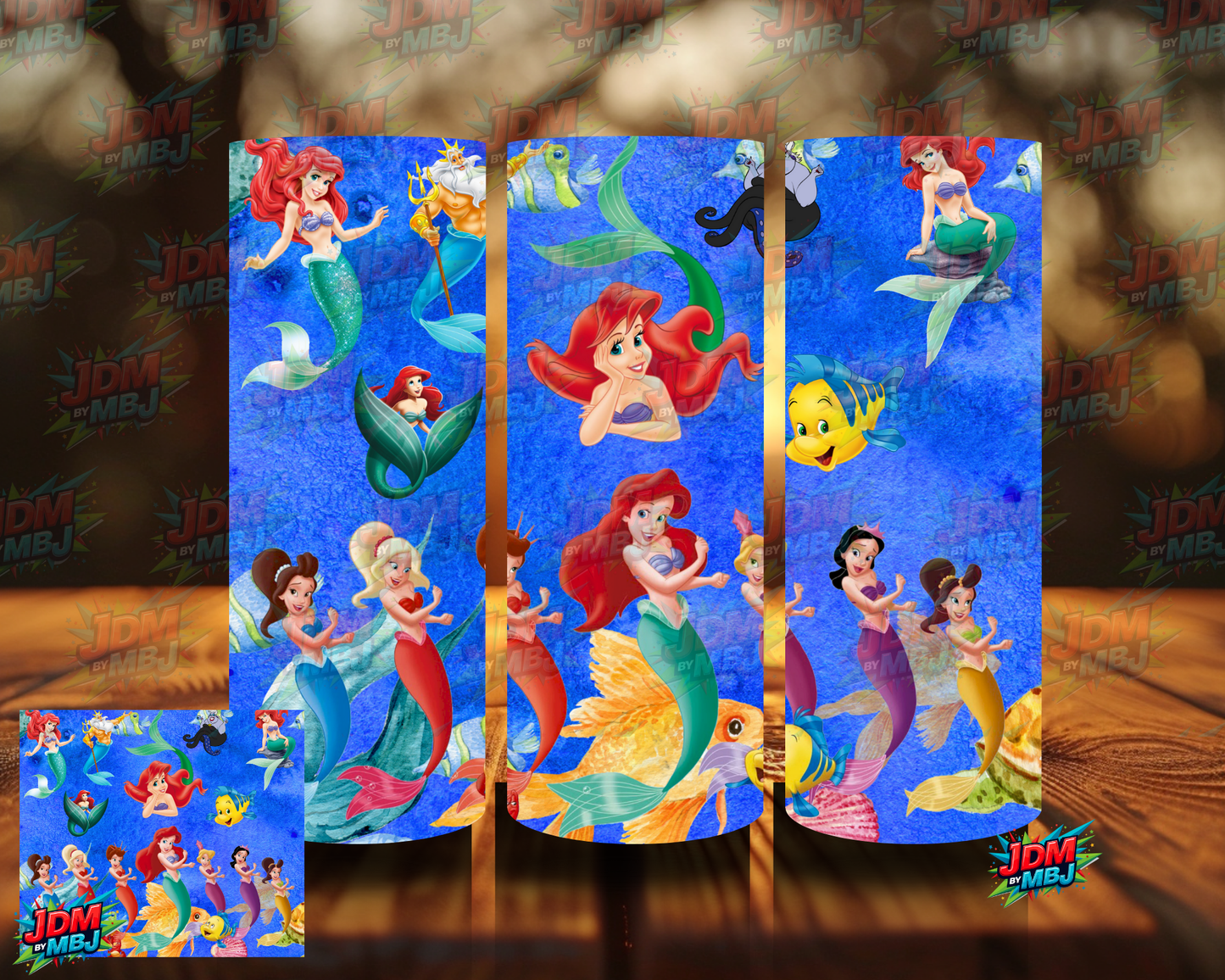 Inspired by The Little Mermaid Sublimation Prints