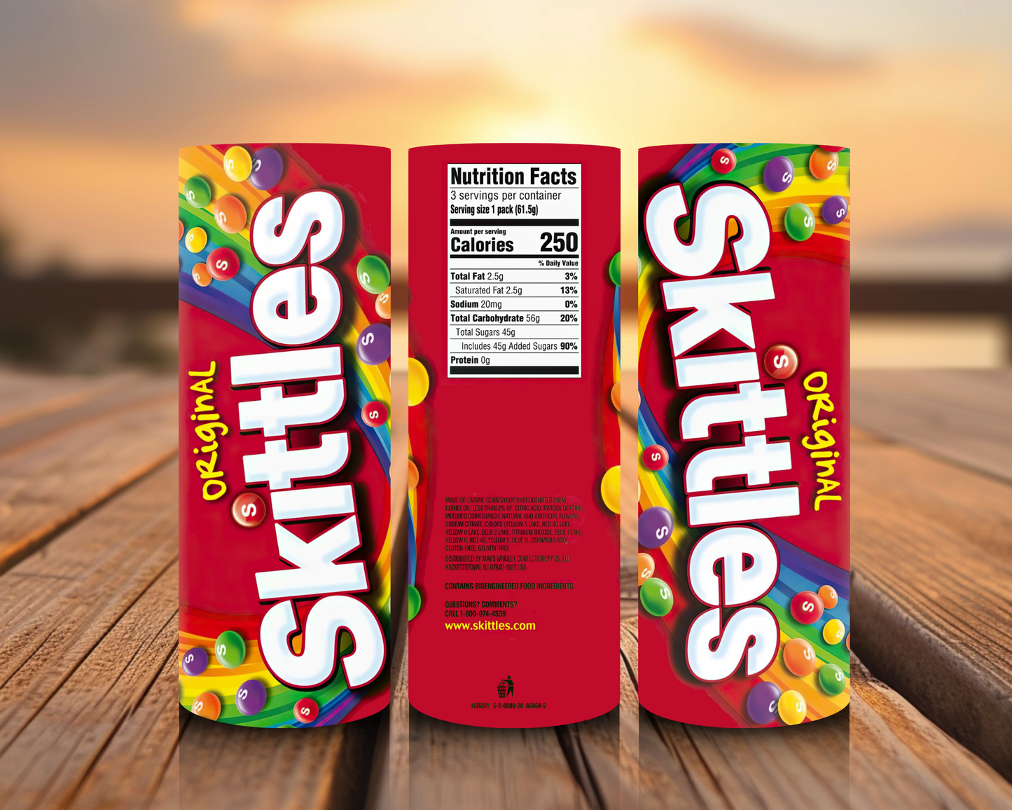 Inspirado en impresiones de sublimación de snacks
