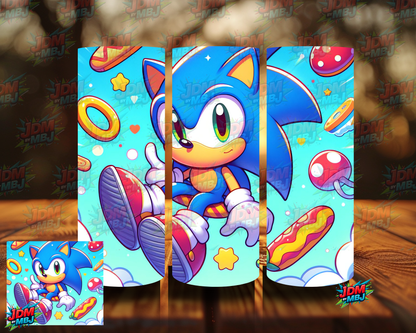 Inspired by Sonic The Hedgehog Sublimation Prints