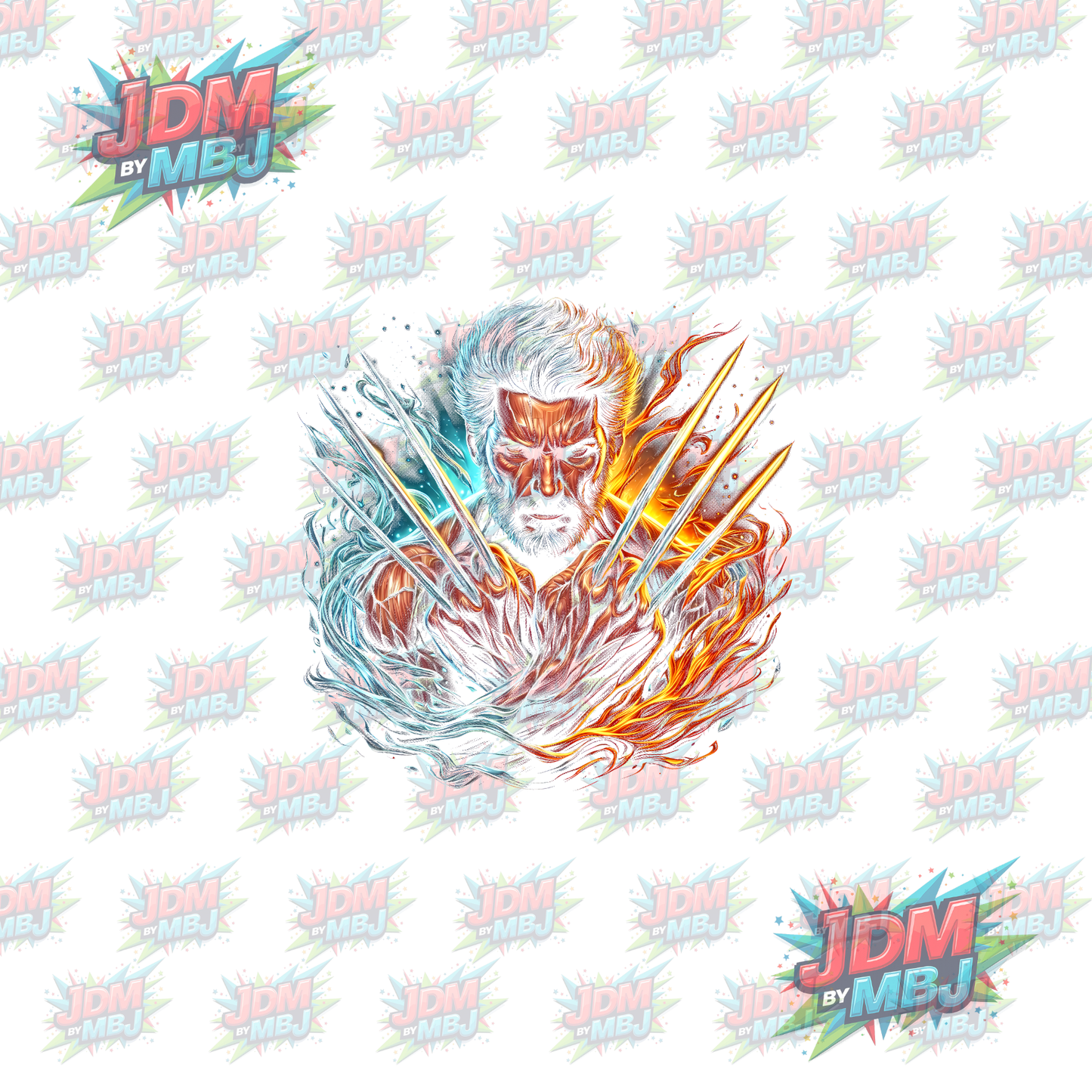 Iron On - Superhero Halftone DTF