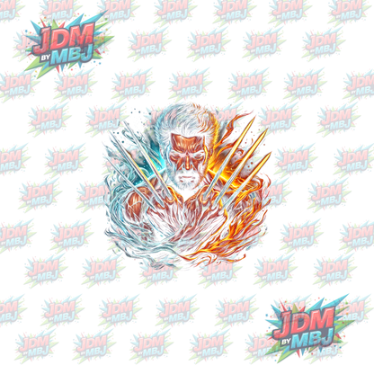 Iron On - Superhero Halftone DTF