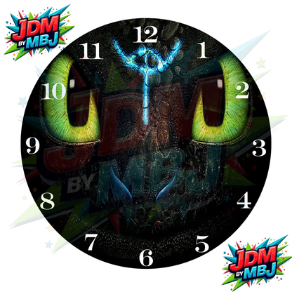 Impresiones de sublimación de relojes de 8 pulgadas (20 cm x 20 cm) - Inspirados en dibujos animados