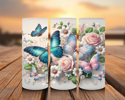 Impresiones de sublimación de aves y mariposas