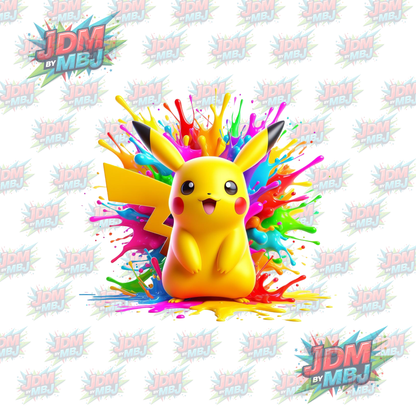Iron On - Inspired Disney Colour Splash DTF 20cm