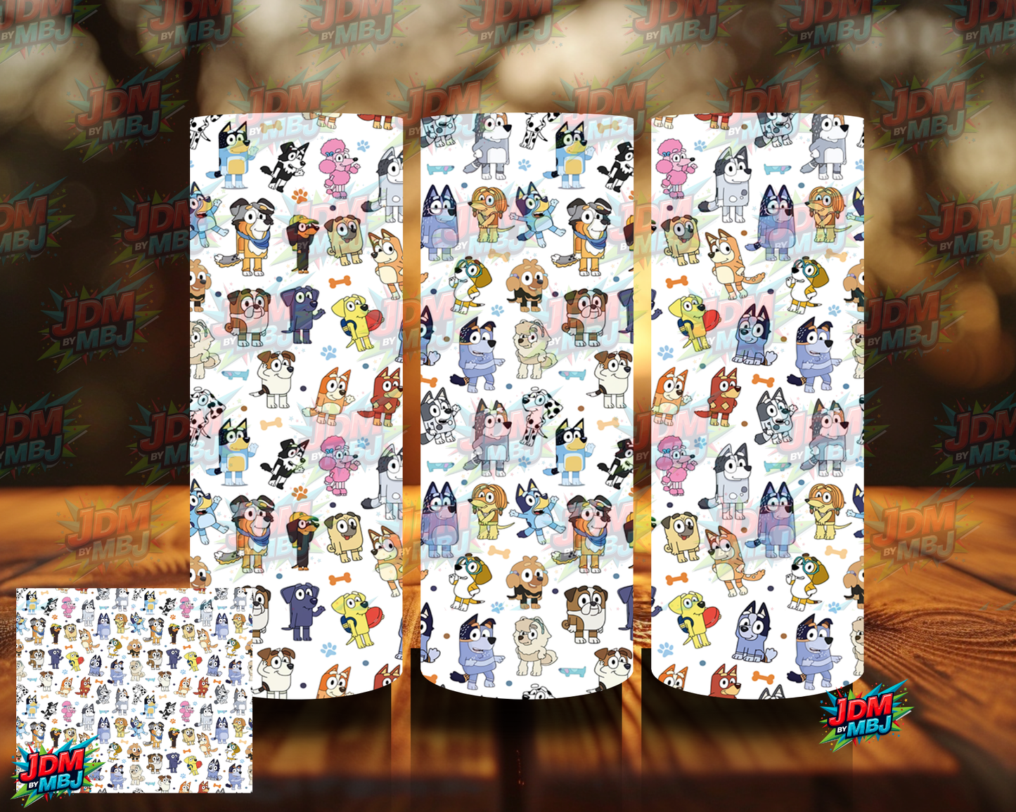 Inspired by Bluey Sublimation Prints