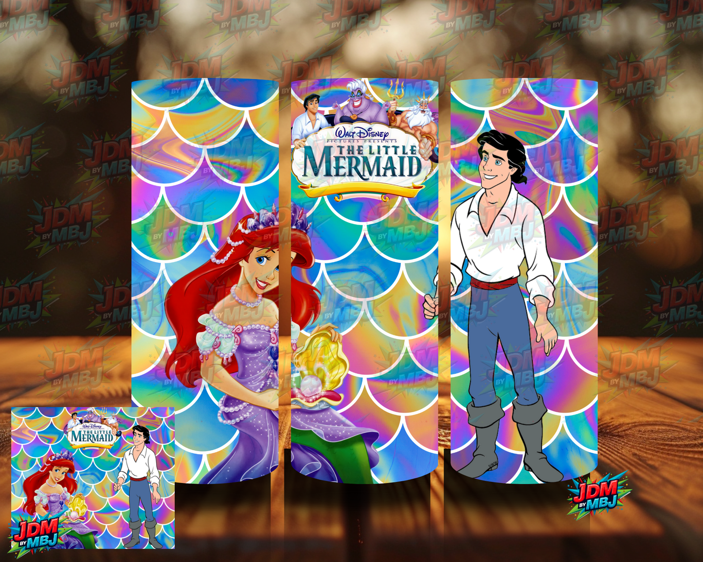 Inspired by The Little Mermaid Sublimation Prints