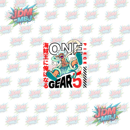 Iron On - One Piece Gear 5 DTF