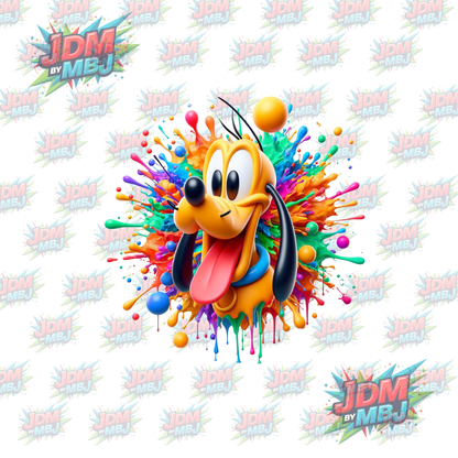 Iron On - Inspired Disney Colour Splash DTF 20cm