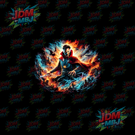 Iron On - Superhero Halftone DTF