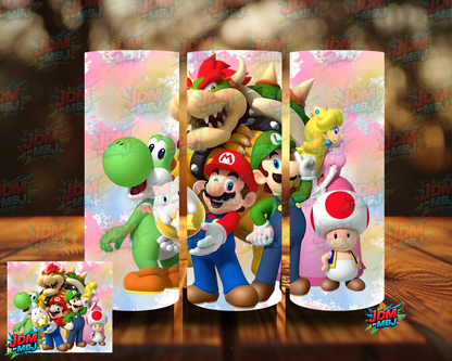 Inspired by Super Mario Sublimation Prints