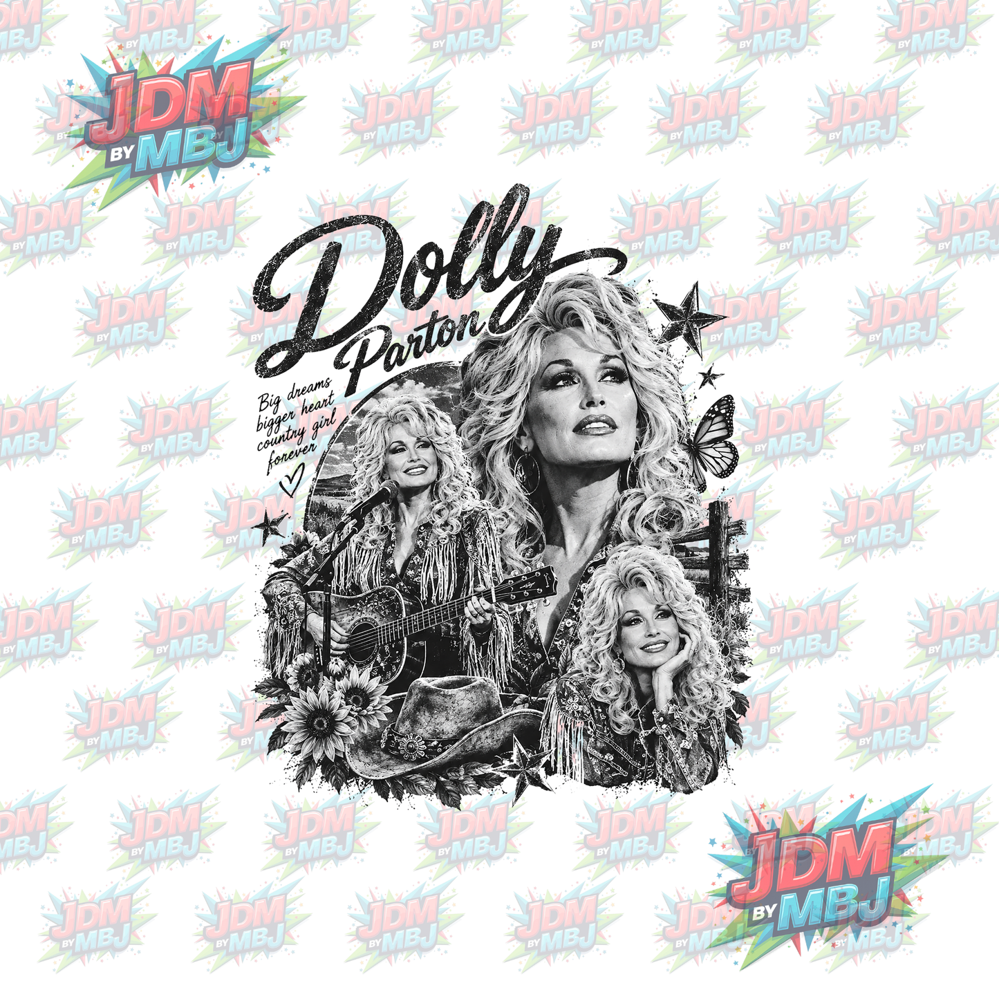 Iron On - Dolly Parton DTF